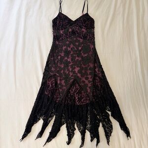 Vintage Sue Wong Beaded Lace Fairy Dress